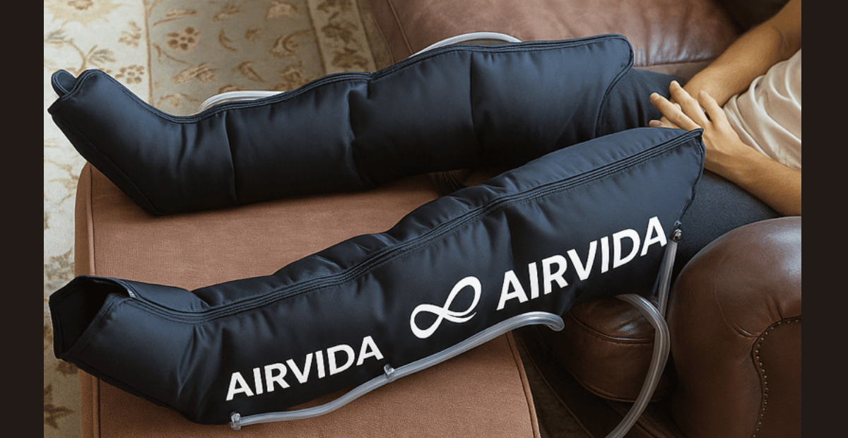 Airvida Cordless Leg Compressions With LCD Screen