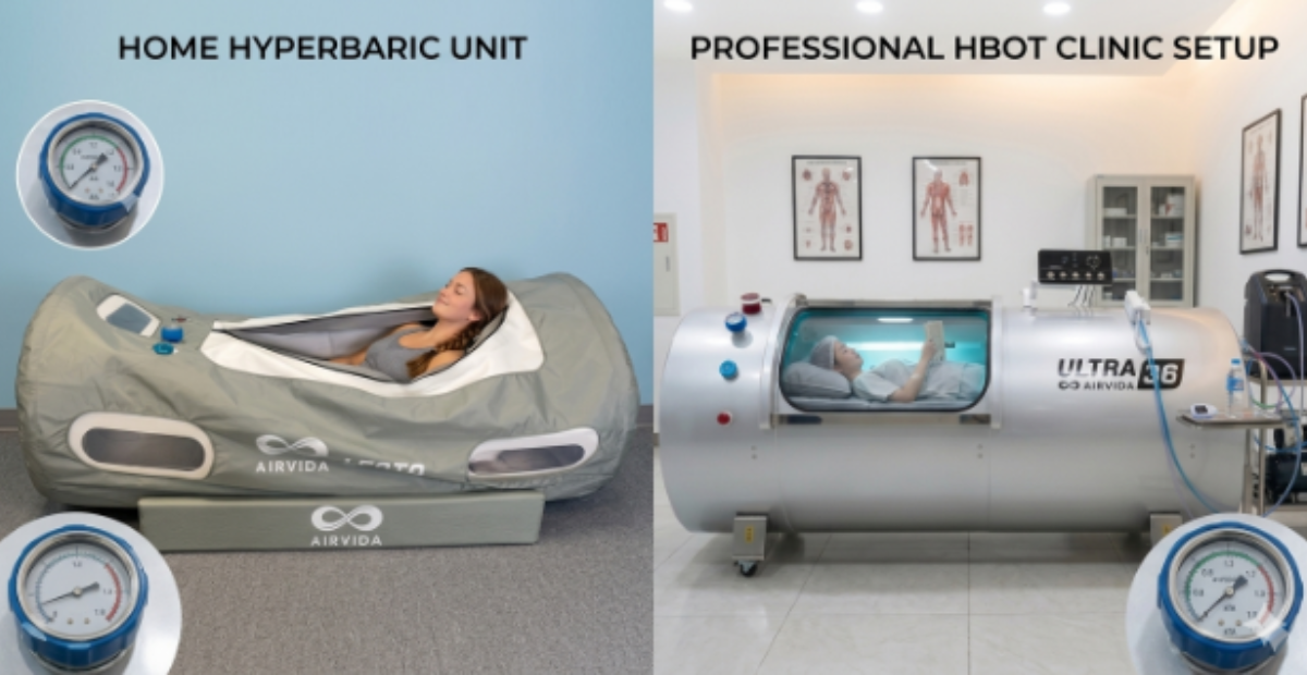 home hyperbaric chamber vs clinic