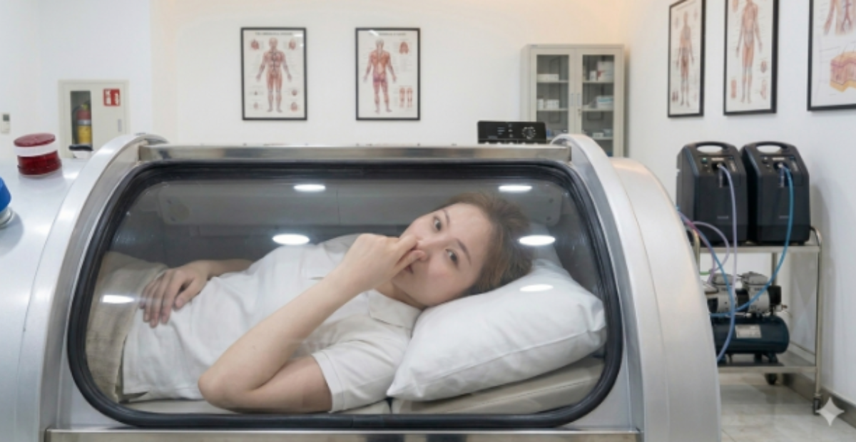 hyperbaric chamber ear pressure