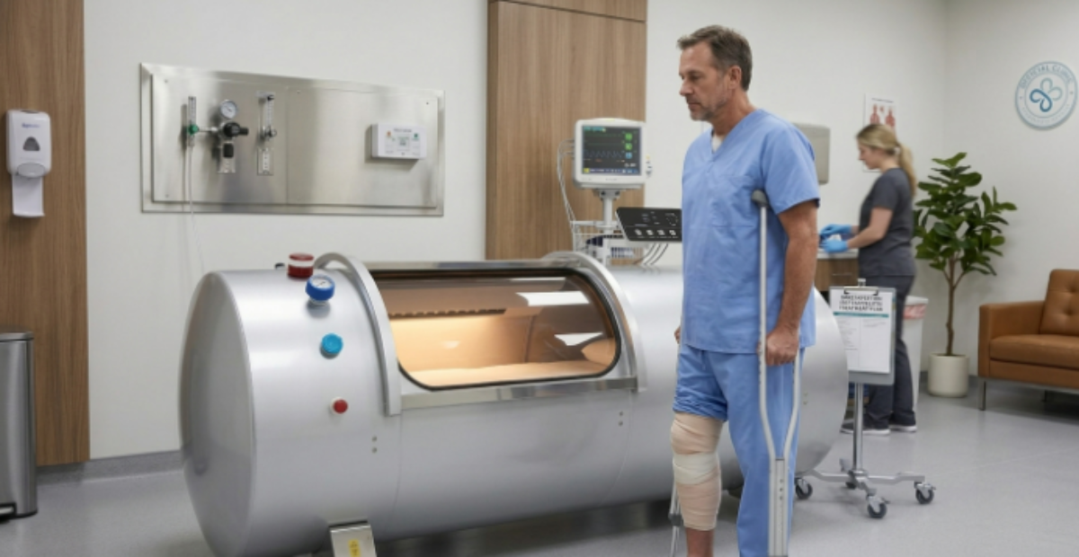 hyperbaric chamber for bone infection