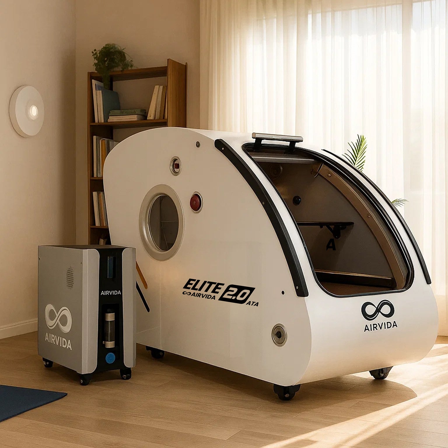 Airvida Elite 2.0 ATA Hard Shell Sitting Hyperbaric Chamber