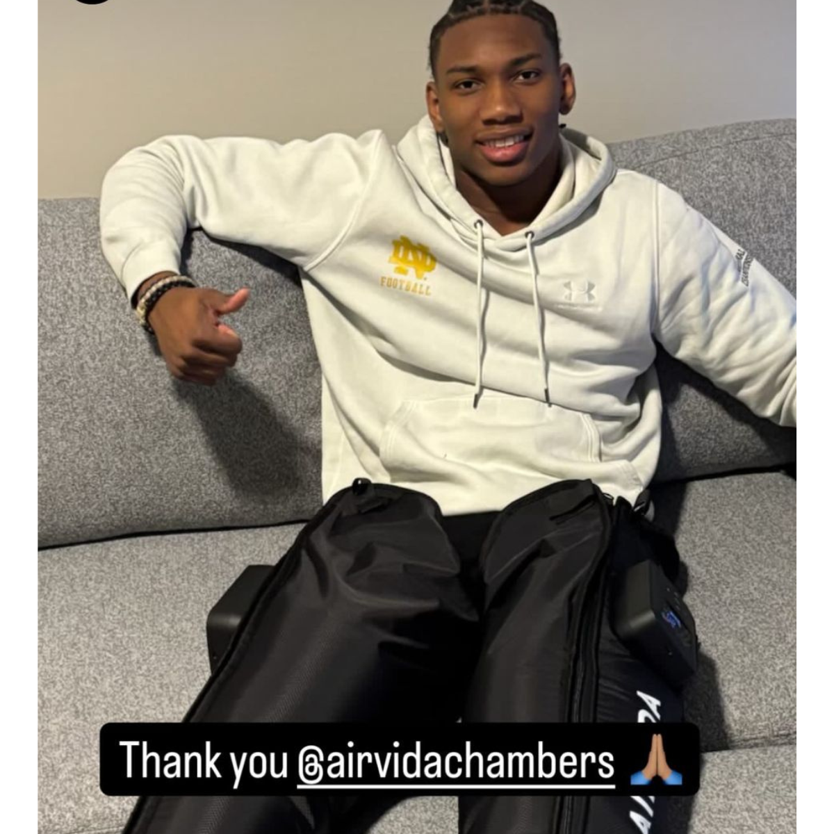 Airvida Cordless Leg Compressions With LCD Screen