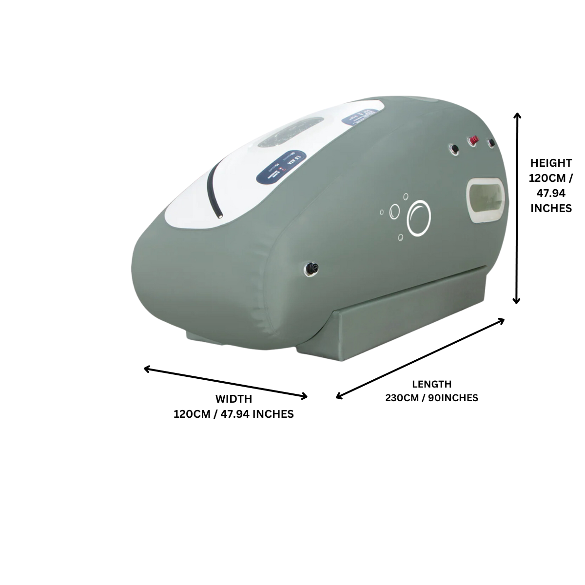 Airvida Pro90 Soft Shell Sitting Hyperbaric Chamber