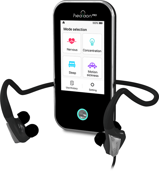Neurive Healaon Pro Vagus Nerve Stimulator on a white background