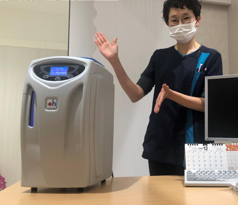 Airvida Hydrogen Inhalation Machine H2JI1 on a desk