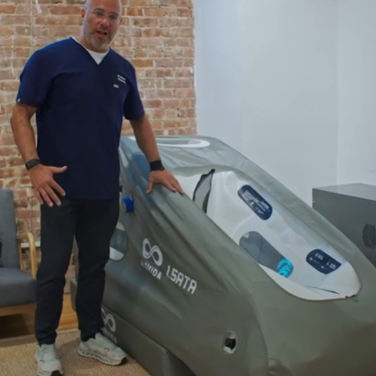 Airvida 1.5 ATA soft hyperbaric chamber for wellness and HBOT