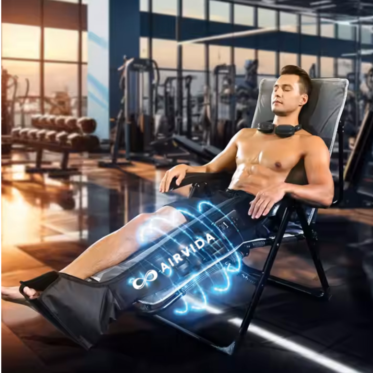 Airvida Cordless Leg Compressions With LCD Screen