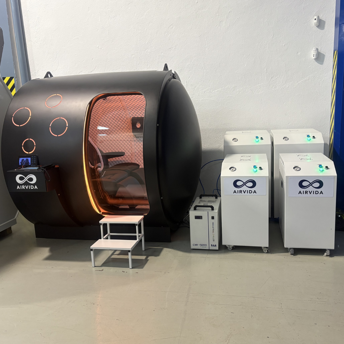 Airvida Multiplace Hyperbaric Oxygen Chamber With BIBS System