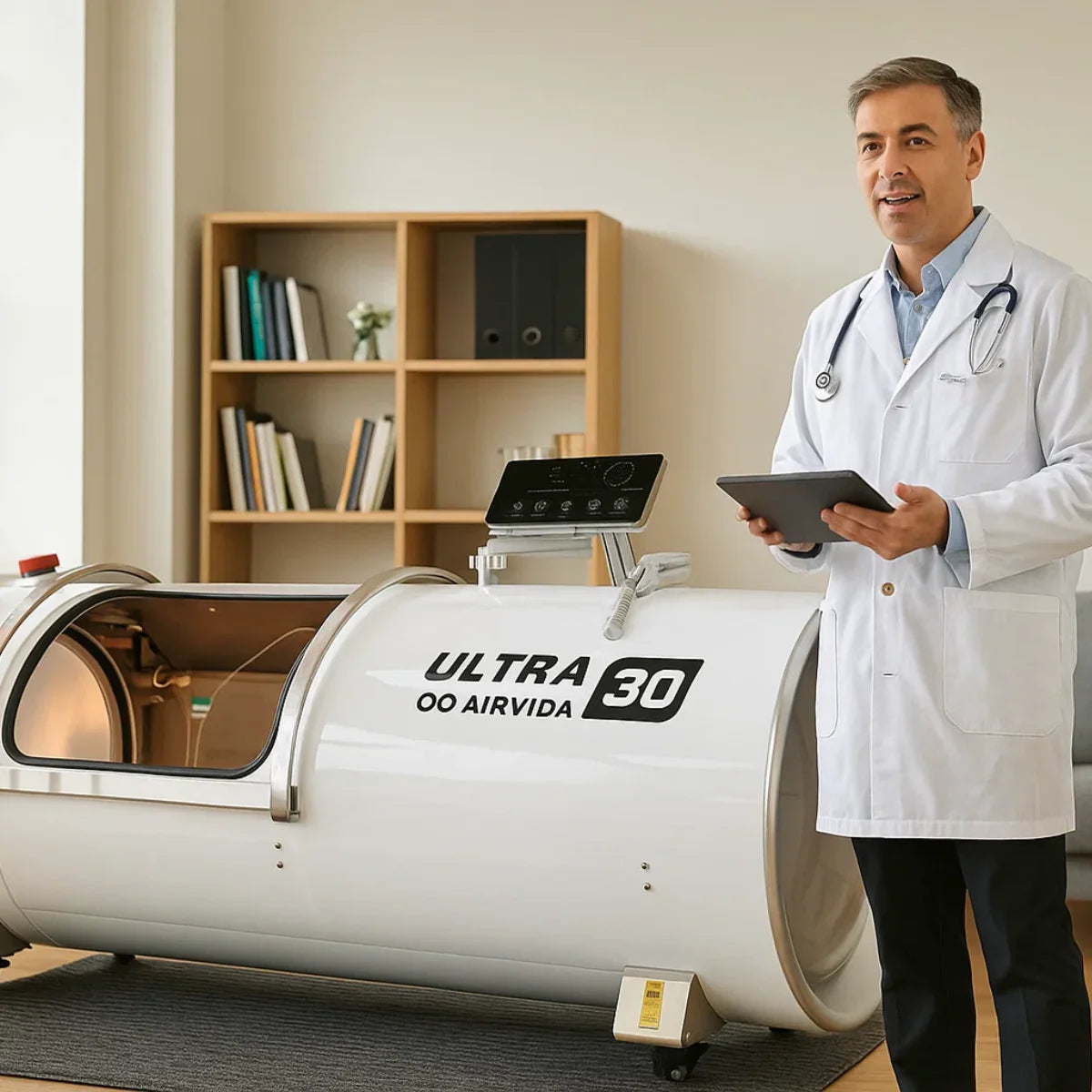 Airvida Ultra 1.3 to 2.0 ATA Adjustable Hyperbaric Therapy Chamber