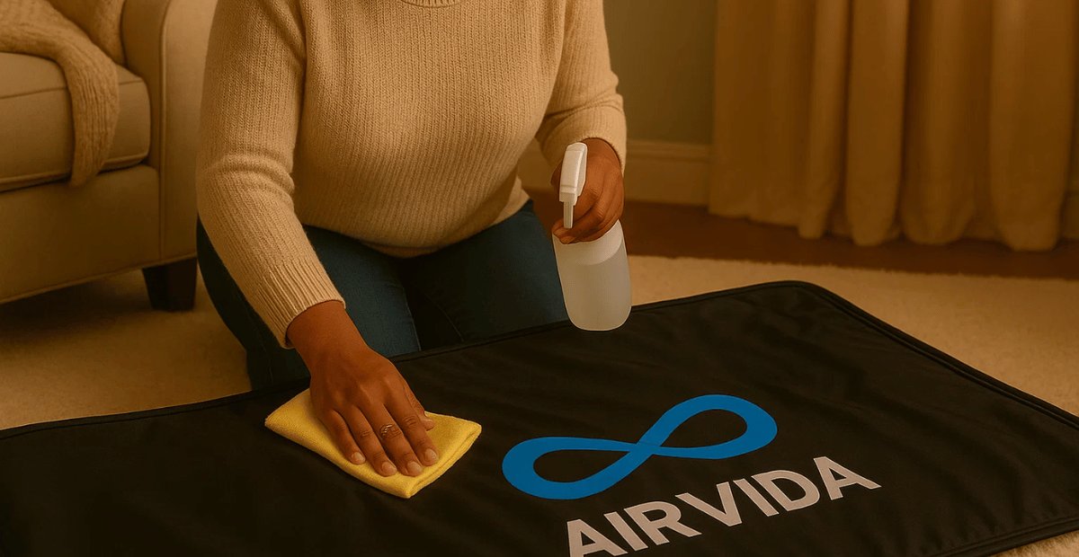 how to clean a sauna blanket