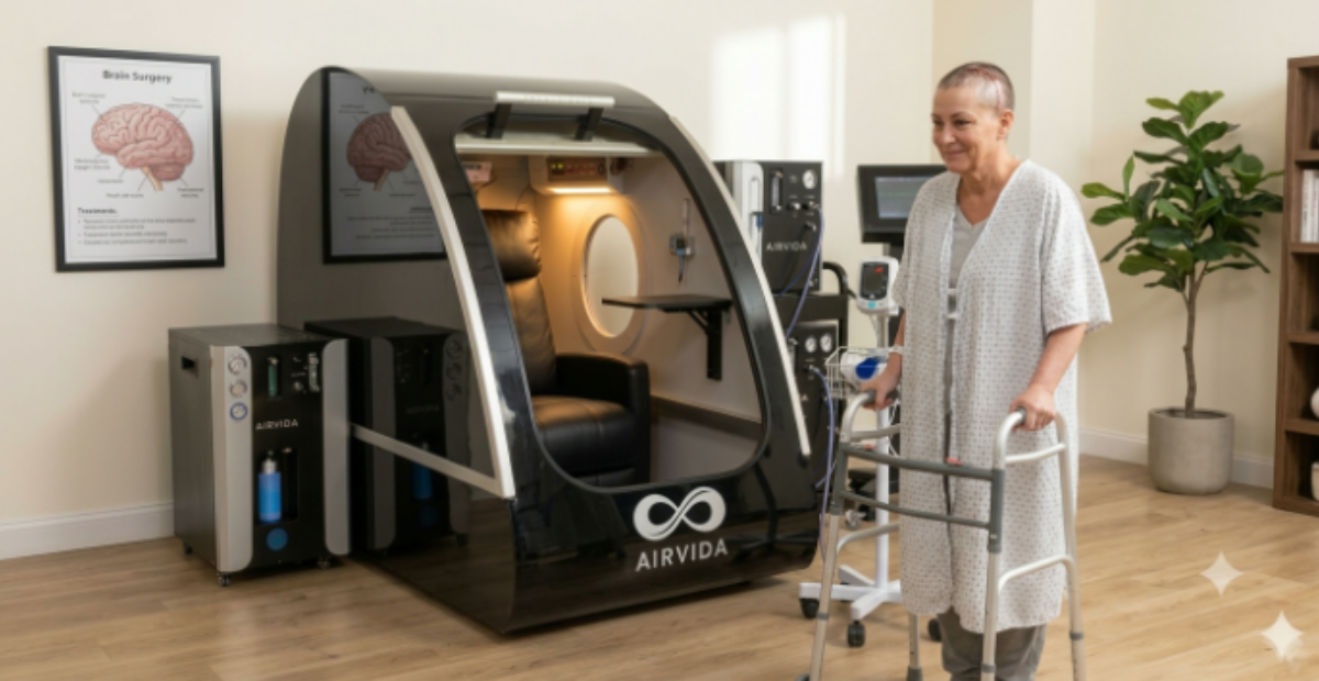 hyperbaric chamber for brain healing