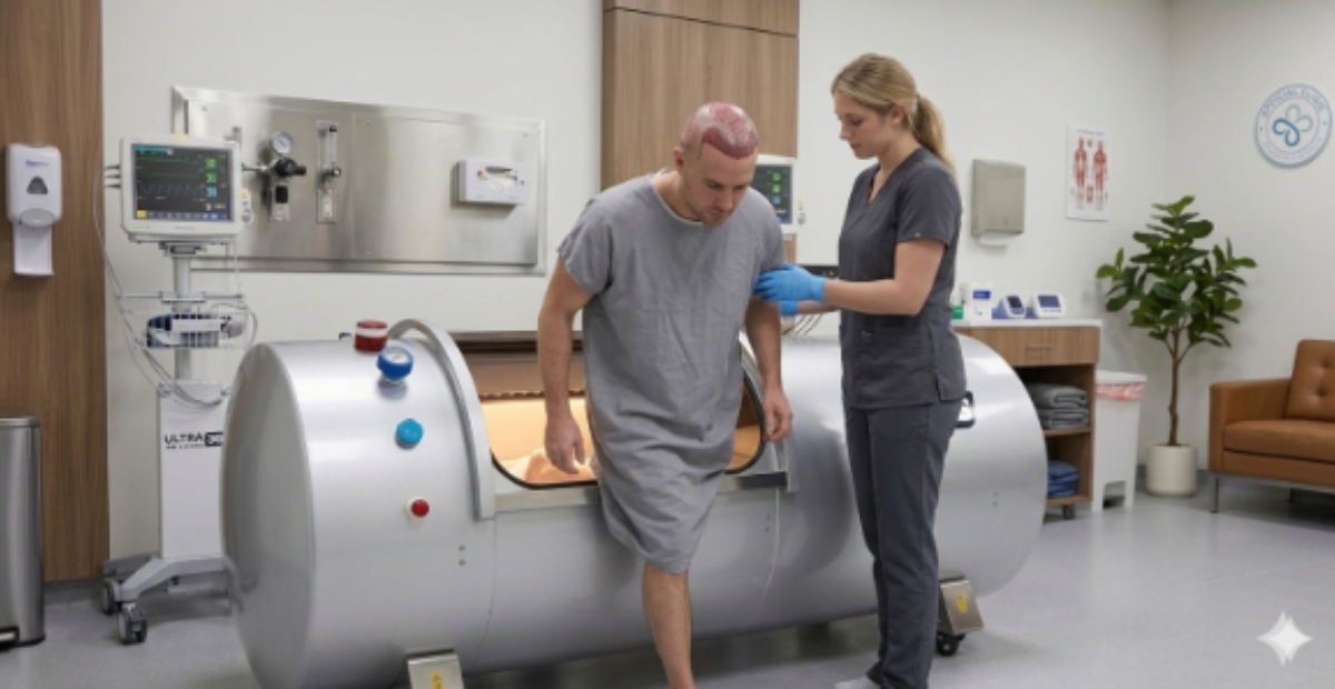 hyperbaric oxygen therapy after hair transplant