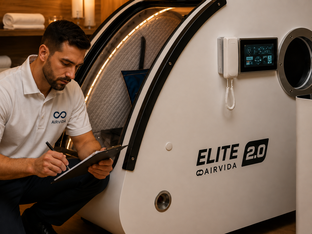 Airvida technician providing local setup and support