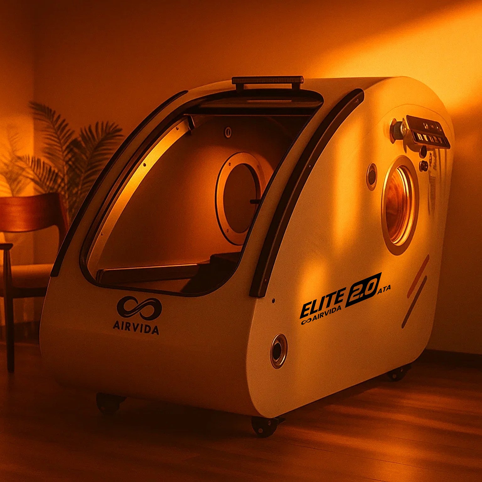 2.0 ATA Hard Shell Sitting Hyperbaric Chamber -Airvida Elite