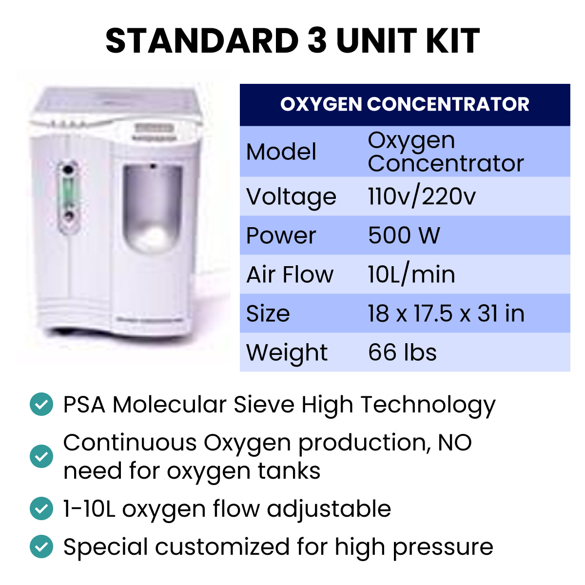 Airvida 1.5 ATA Seated Hyperbaric Recovery Chamber