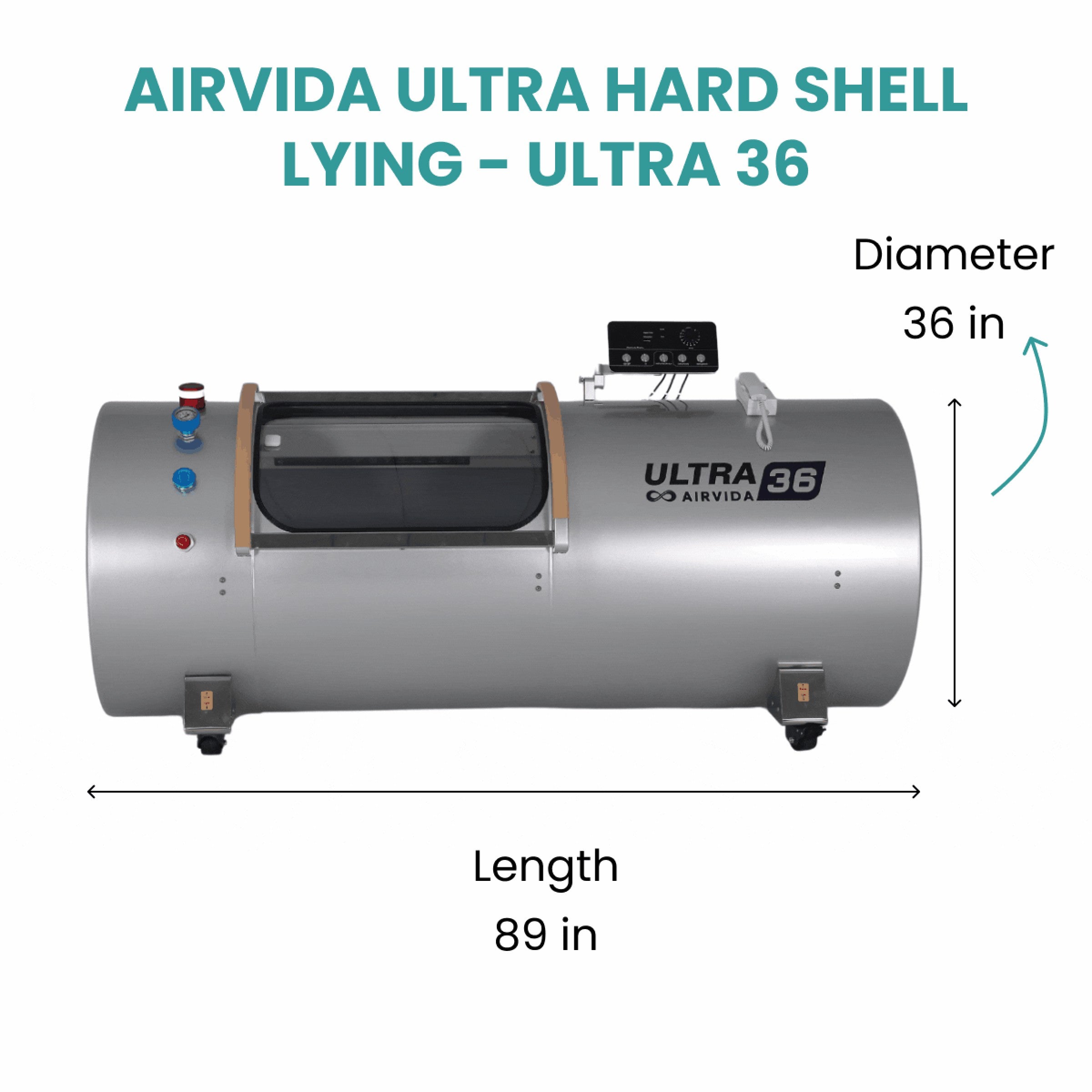 Airvida Ultra 2.0 ATA Adjustable Hyperbaric Chamber (1.3 to 2.0 ATA)