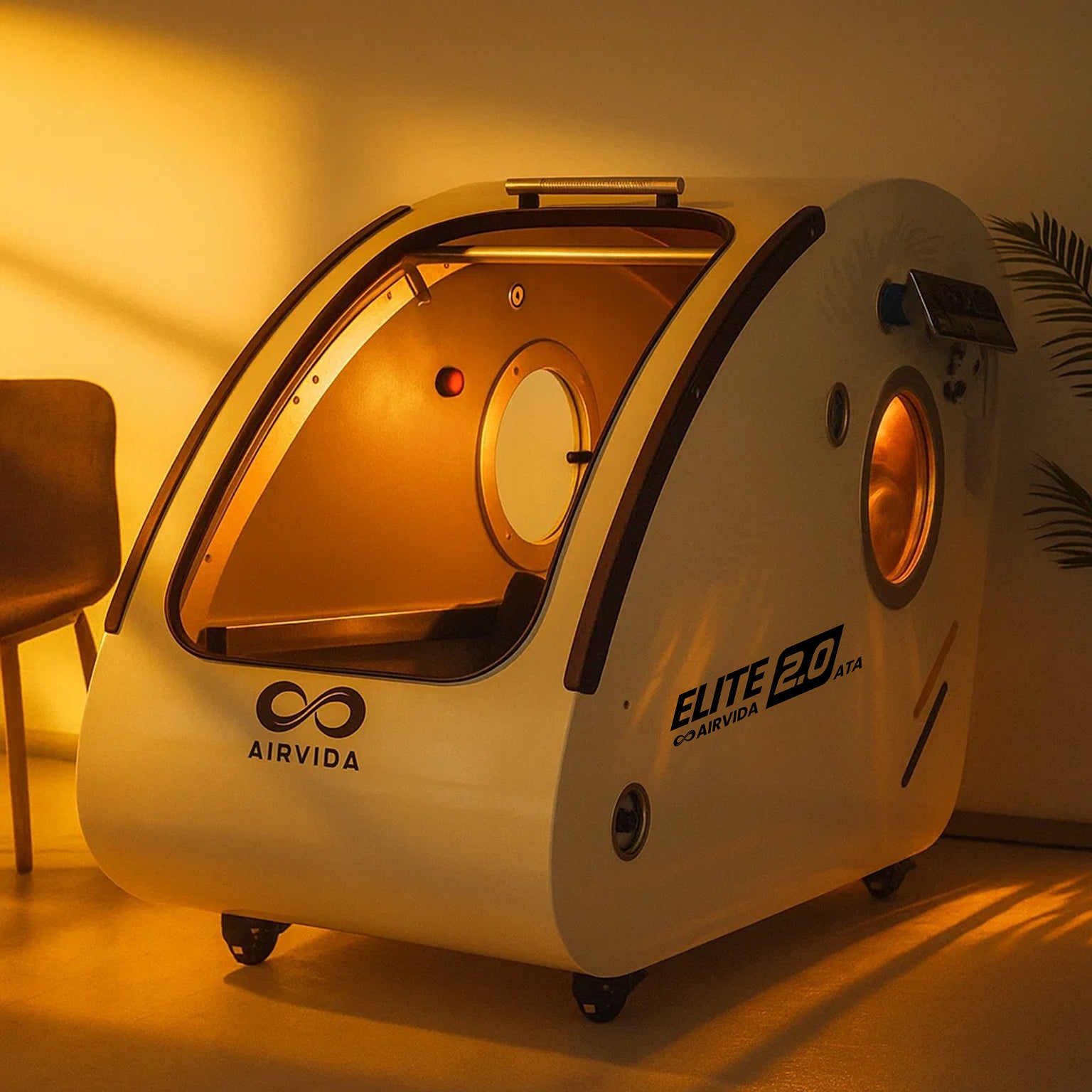 2.0 ATA Hard Shell Sitting Hyperbaric Chamber -Airvida Elite