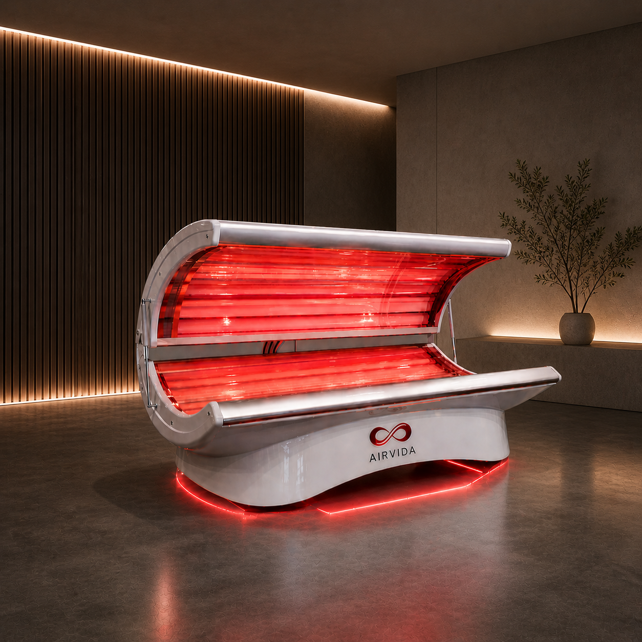 “Airvida Aura™ Pro Red Light Therapy Bed – Full Body Recovery System”