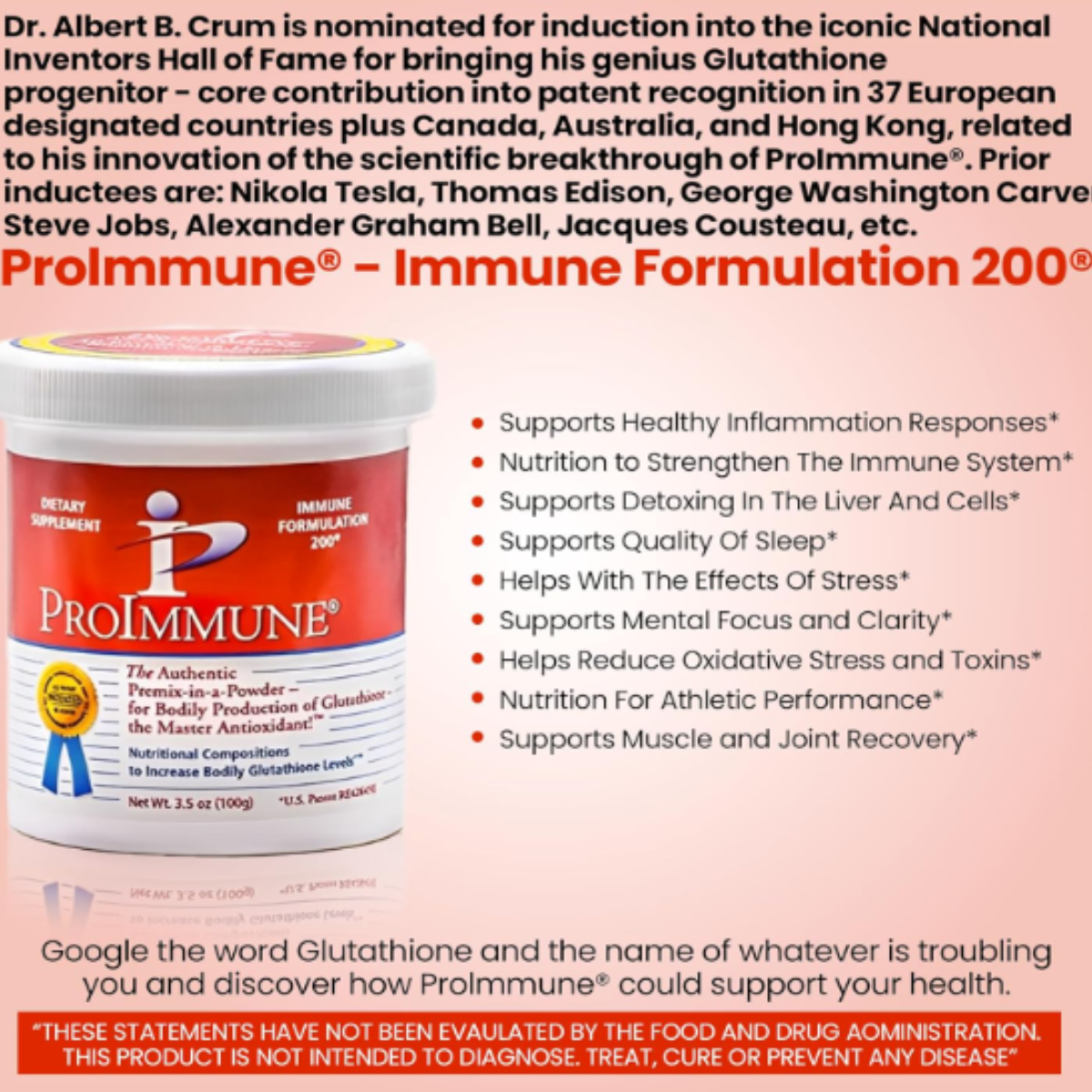 ProImmune Glutathione Precursor Formulation 200