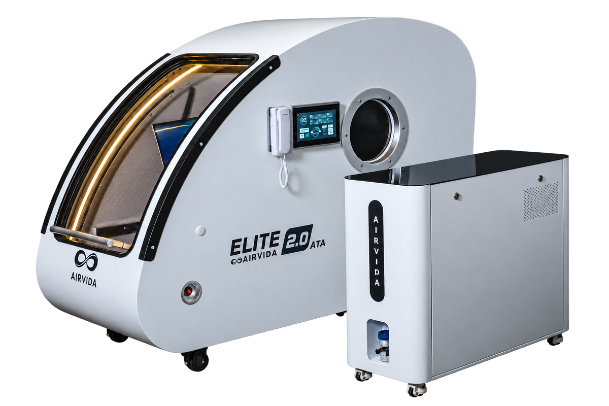 Airvida Elite  1.3-2.0 ATA Hard Shell Sitting Hyperbaric Chamber