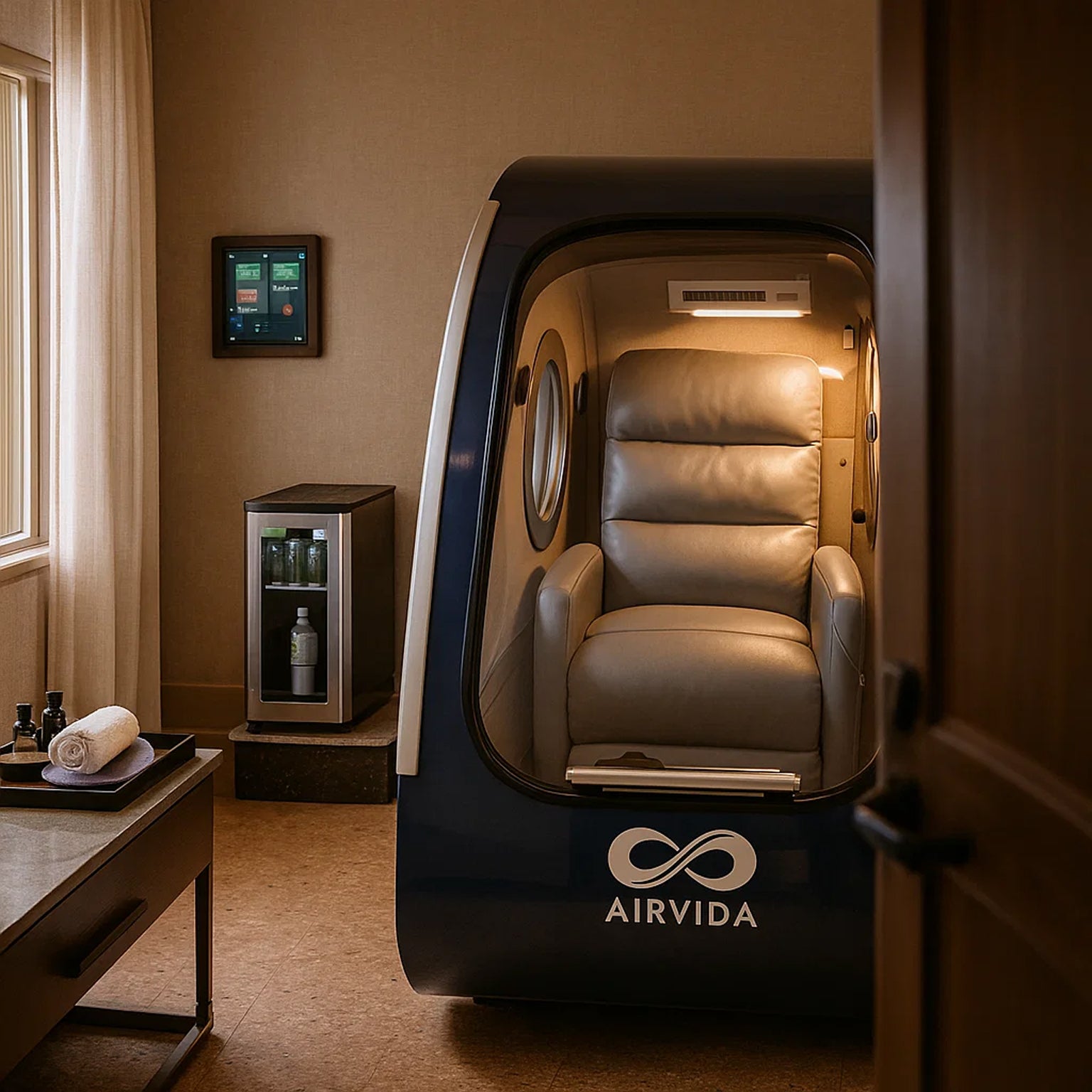 2.0 ATA Hard Shell Sitting Hyperbaric Chamber -Airvida Elite