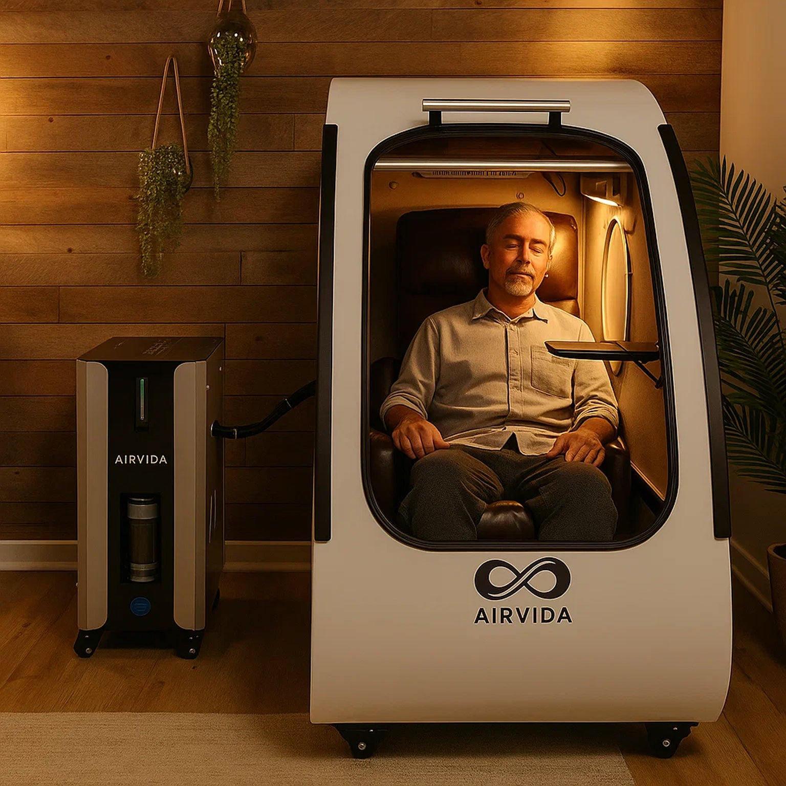 2.0 ATA Hard Shell Sitting Hyperbaric Chamber -Airvida Elite